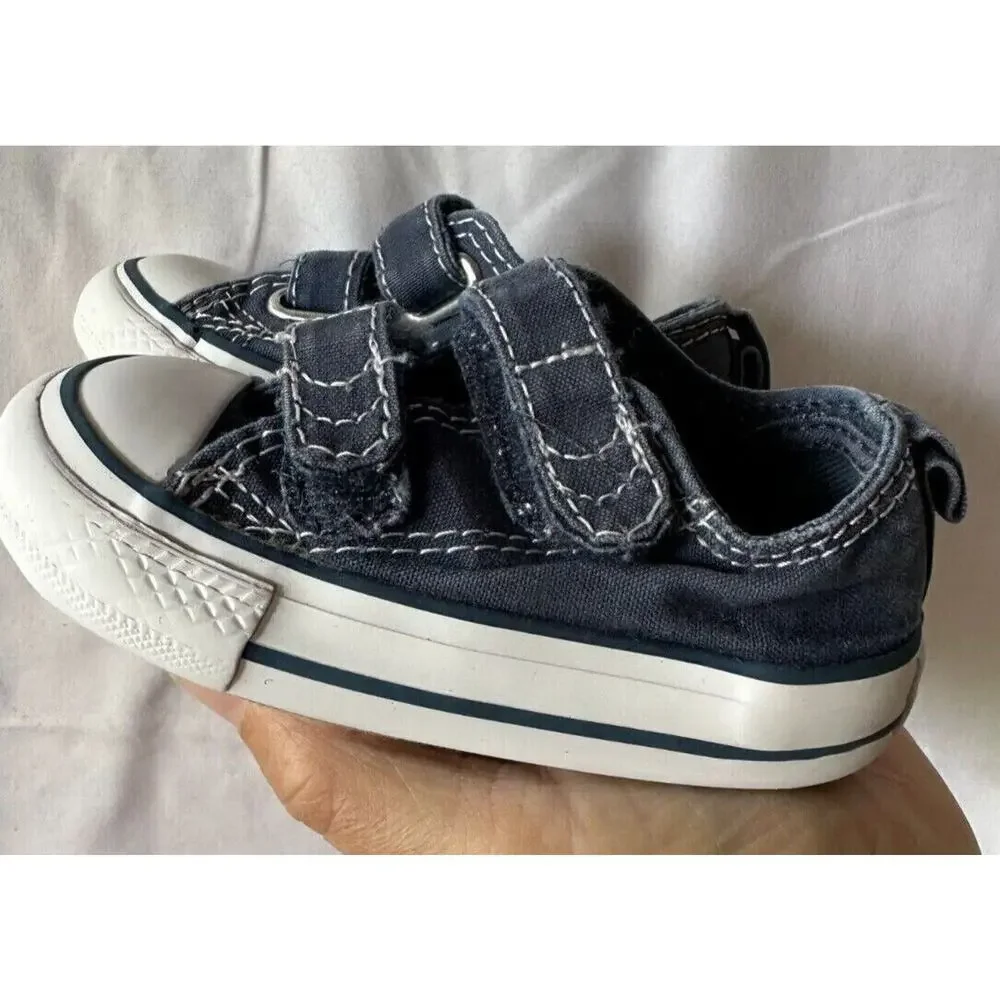 CONVERSE-Chuck Taylor All Star Easy-On Hook and Loop sneaker, Blue/Infant US SZ4